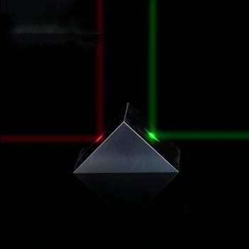  Прямоугольная отражающая призма с 2 боковыми прямоугольными краями с покрытием из алюминия Оптический эксперимент