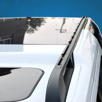 Noble изготовленные на заказ алюминиевые рейлинги для багажника на крышу автомобиля Рейка багажника на крышу автомобиля для LAND ROVER DISCOVERY 4 большой емкости с двумя вертикальными стойками багажника на крышу