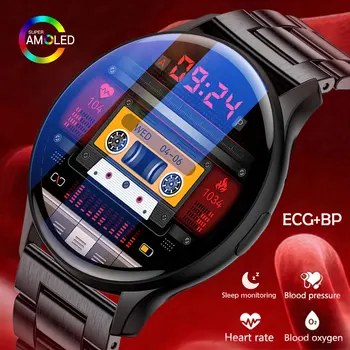 LIGE NFC Контроль доступа Умные часы Мужчины IP68 Водонепроницаемые пользовательские часы Артериальное давление Монитор сердечного ритма Мужские умные часы 2023