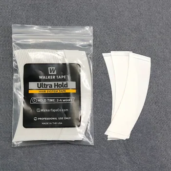 36 шт. Walker Tape Ultra Hold Двухсторонняя клейкая лента для волос Парик Наращивание волос