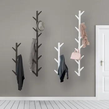 【Трансграничные поставки】 Новая креативная вешалка для верхней одежды Nan бамбуковая стена украшение гостиной подвесная вешалка для одежды