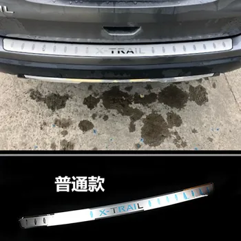  Автомобильный стайлинг Нержавеющая сталь Защита заднего бампера Порог багажника Накладка на пластину протектора для Nissan X-Trail X Trail T32 2014-2016