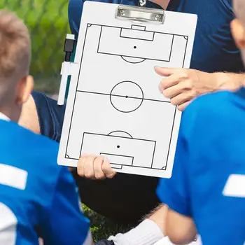 Инструмент организации игры на белой доске для футбола Профессиональное футбольное тренерское табло с возможностью стирания для тренеров по футболу
