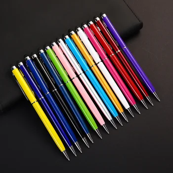 30PCS Креативная металлическая шариковая ручка Многоцветная ручка Gaoshi Вращающийся сенсорный экран Конденсаторная ручка Xiao Xihua Signature Pen