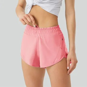 Lulu Более яркий цвет Женские спортивные шорты для йоги с подкладкой 3 