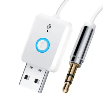 USB Аудиоадаптер Универсальный портативный приемник и передатчик Автомобильный адаптер для приема музыки Многофункциональный Plug And Play USB