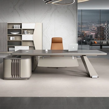 Роскошный офисный стол для руководителей Конференц-монитор Игровой письменный стол Письменный стол Итальянский Mesa Para Compuatador Современная мебель