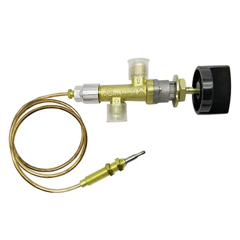  Комплект предохранительного клапана управления газовым камином низкого давления на пропане 5/8-18UNF (3/8-дюймовый факел)