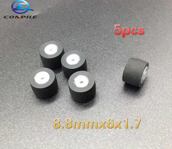 5 шт. 8,8 мм x 6x1,7 прижимной ролик для кассетного магнитофона walkman