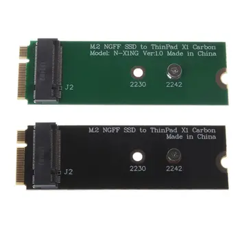 Прямая поставка M.2 SSD для Le-novo ThinkPad X1 Carbon 20 + 6-контактный 26-контактный SSD Адаптер Плата Плата Карта Аксессуары для ПК