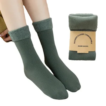 3 пары утолщают плюшевые зимние носки мужские женские напольные носки теплые зимние носки тепловые