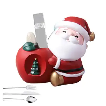 Многофункциональный держатель для ручки Санта-Клауса Благословенная сумка Креативный Санта-Клаус Копилка Прочная мультяшная настольная коробка для хранения