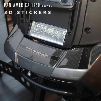 Для PAN AMERICA 1250 PA1250 PANAMERICA1250 2020 2022 Наклейки Фронтальная защита Нефть и газ Наклейка 3D Protector Decoration Kit
