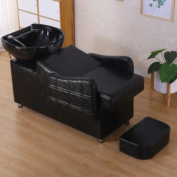 Портативный стул для шампуня Парикмахерская Станция для мытья волос Минималистичный Lavacabezas Оборудование для салона MQ50XF