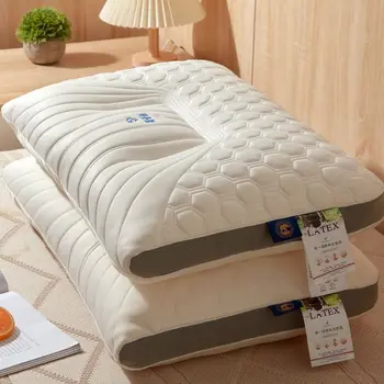 Коммерческая латексная подушка Таиланд оптом натуральная каучуковая подушка для шейного отдела позвоночника, чтобы помочь спать дома