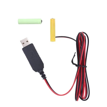 USB на 3 В LR03 AAA Элиминаторы для радио с дистанционным управлением Светодиодная подсветка