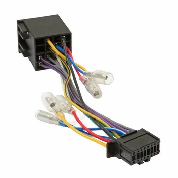 ABS Авто Стерео Радио ISO Стандартный разъем жгута проводов 16-контактный PI100 Штепсельный кабель для Pioneer 2003-On