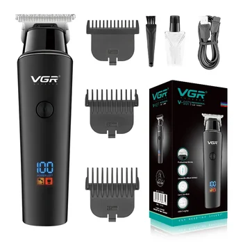 VGR Машинка для стрижки волос Триммер Режущая машина для мужчин Электрический парикмахер Профессиональные парикмахерские машины Режущее оборудование Перезаряжаемый v937